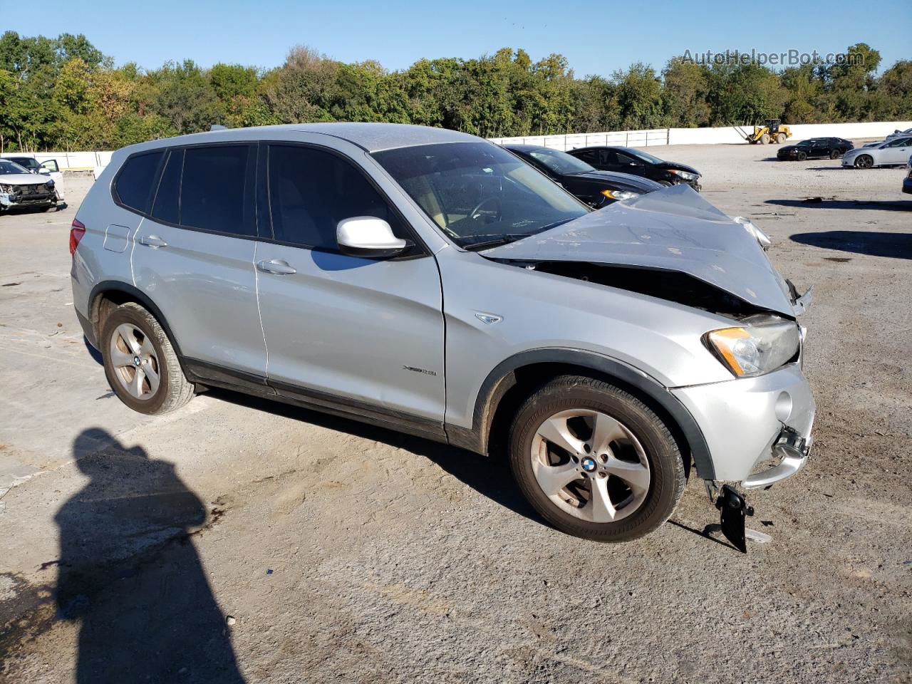 2011 Bmw X3 Xdrive28i Silver vin: 5UXWX5C59BL707494