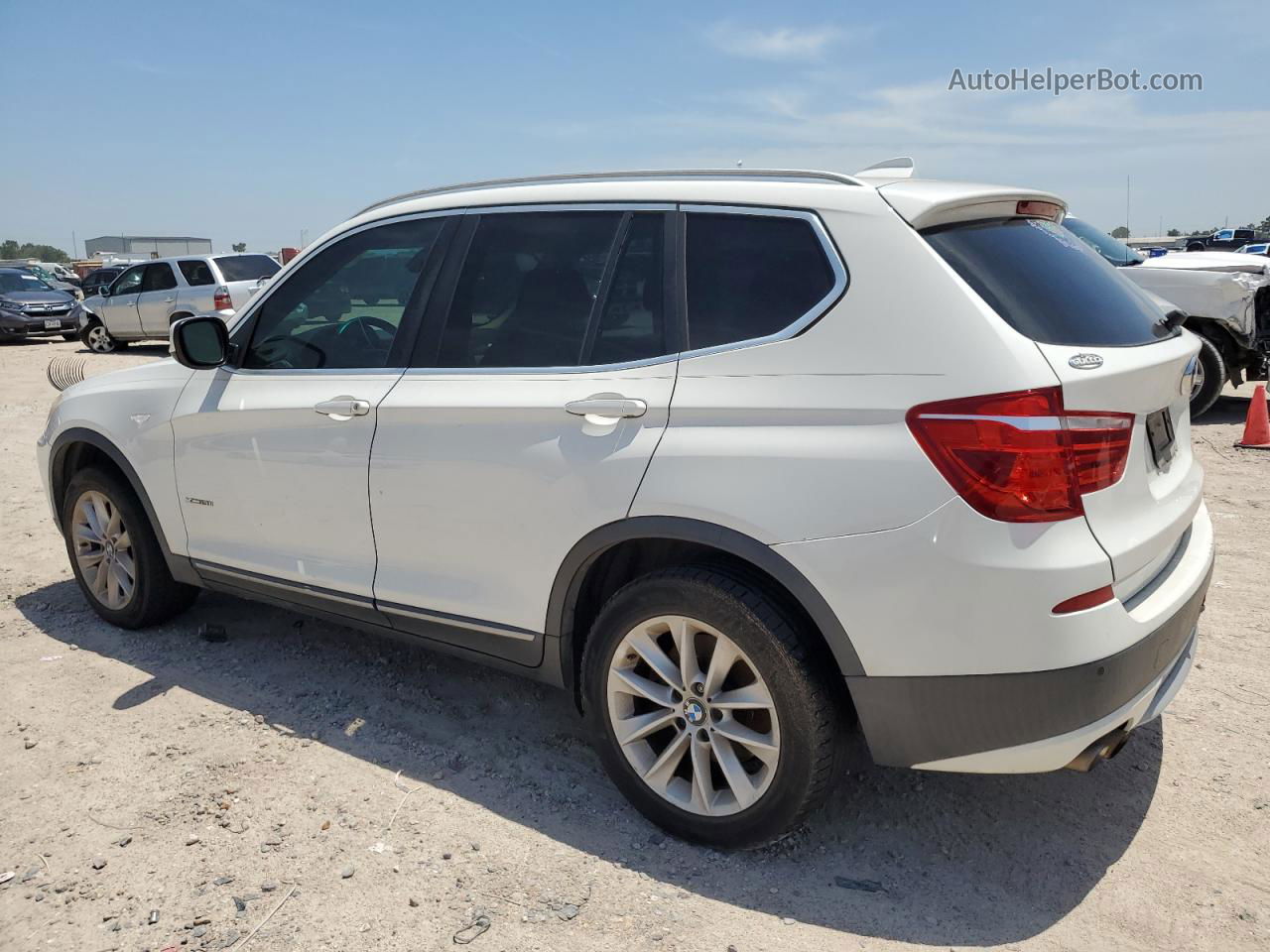 2011 Bmw X3 Xdrive28i White vin: 5UXWX5C59BL711111