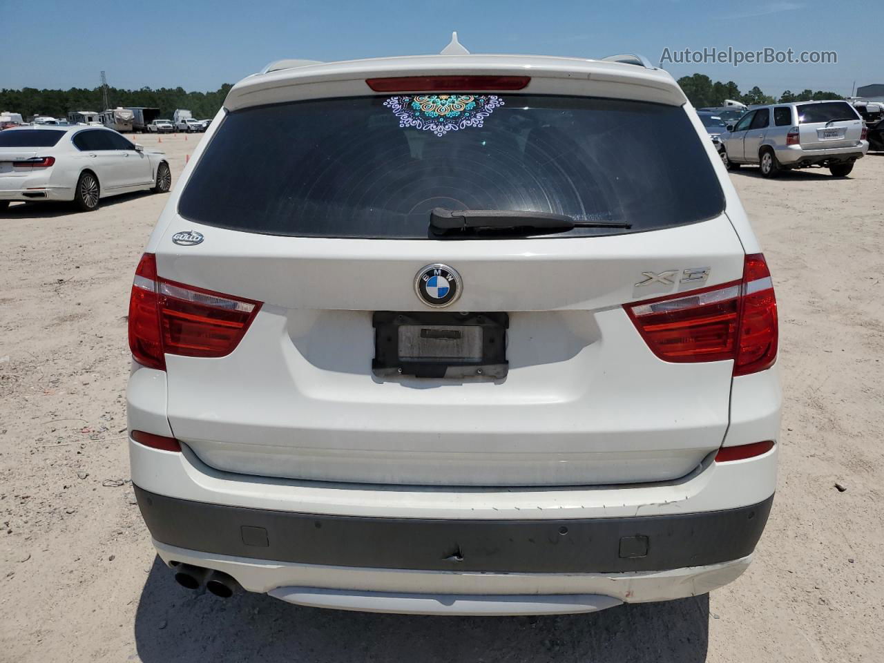 2011 Bmw X3 Xdrive28i White vin: 5UXWX5C59BL711111