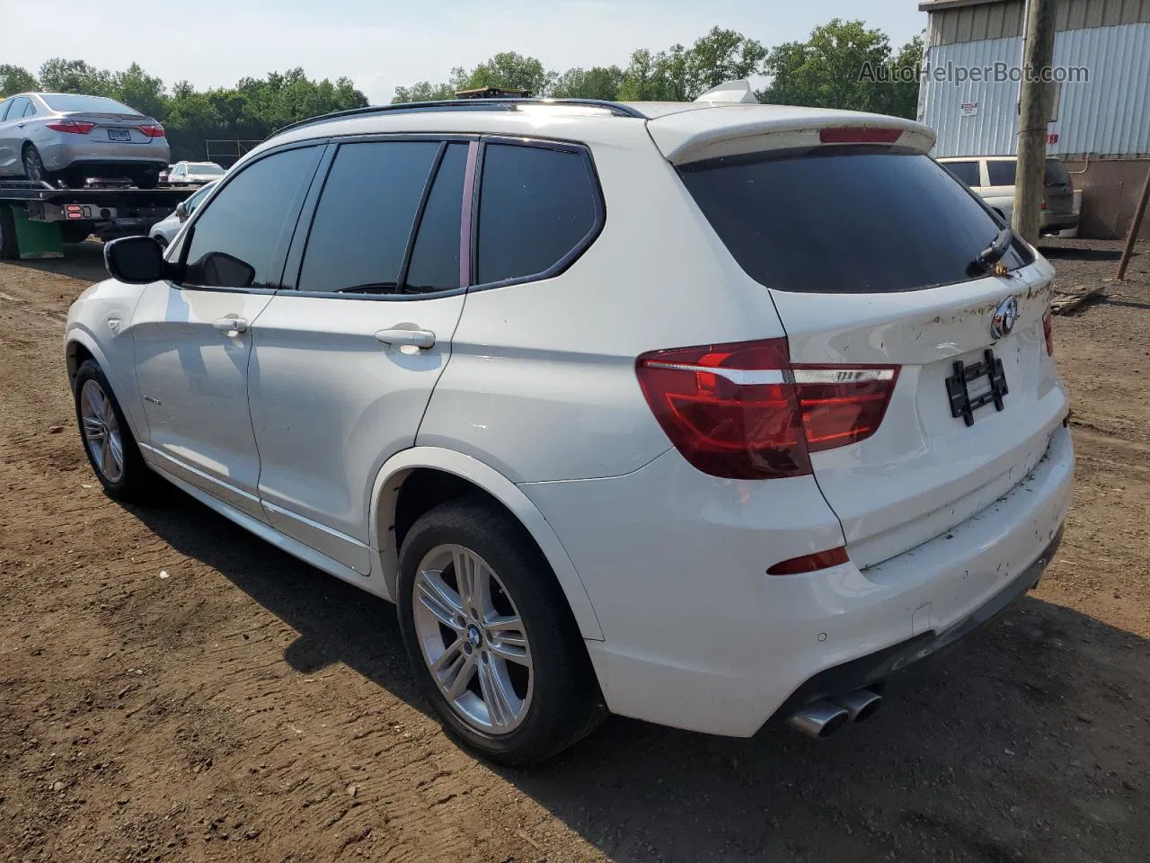 2011 Bmw X3 Xdrive28i White vin: 5UXWX5C59BL711870