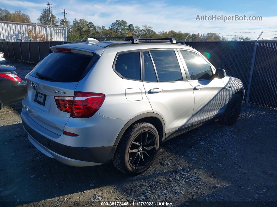 2011 Bmw X3 Xdrive28i Серебряный vin: 5UXWX5C59BL712260