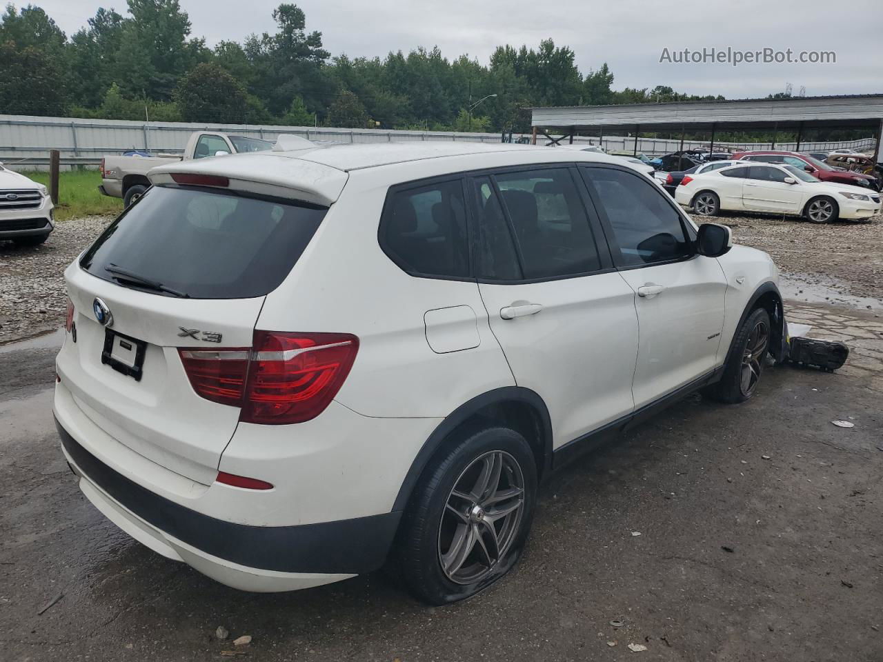 2011 Bmw X3 Xdrive28i White vin: 5UXWX5C59BL712839