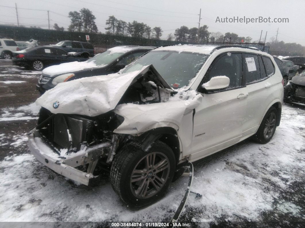 2011 Bmw X3 Xdrive28i White vin: 5UXWX5C59BL713117