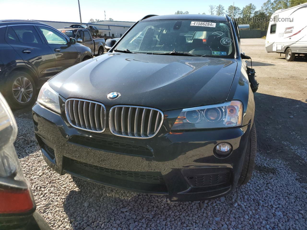 2011 Bmw X3 Xdrive28i Blue vin: 5UXWX5C59BL715966