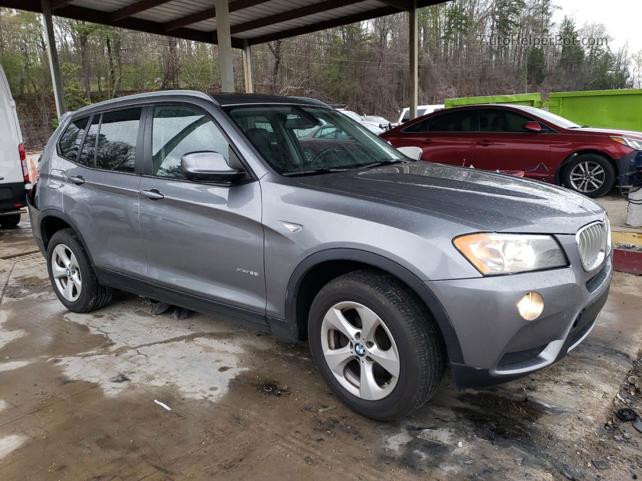 2011 Bmw X3 Xdrive28i Серый vin: 5UXWX5C5XBL701266