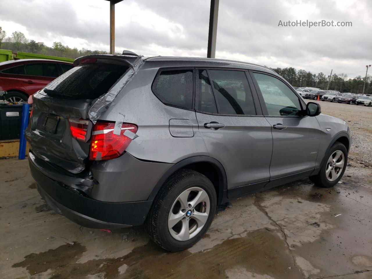 2011 Bmw X3 Xdrive28i Gray vin: 5UXWX5C5XBL701266