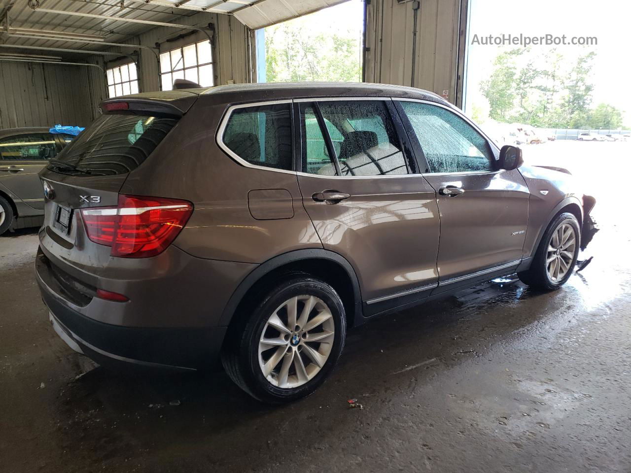 2011 Bmw X3 Xdrive28i Коричневый vin: 5UXWX5C5XBL702367