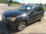 2011 Bmw X3 28i Black vin: 5UXWX5C5XBL702689