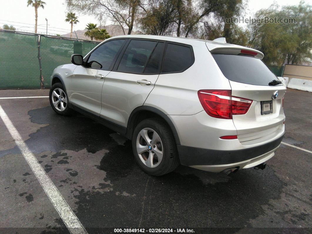 2011 Bmw X3 Xdrive28i Silver vin: 5UXWX5C5XBL704605