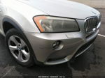 2011 Bmw X3 Xdrive28i Silver vin: 5UXWX5C5XBL704605