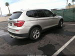 2011 Bmw X3 Xdrive28i Silver vin: 5UXWX5C5XBL704605