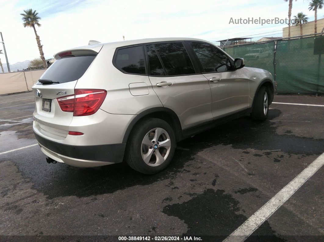 2011 Bmw X3 Xdrive28i Серебряный vin: 5UXWX5C5XBL704605