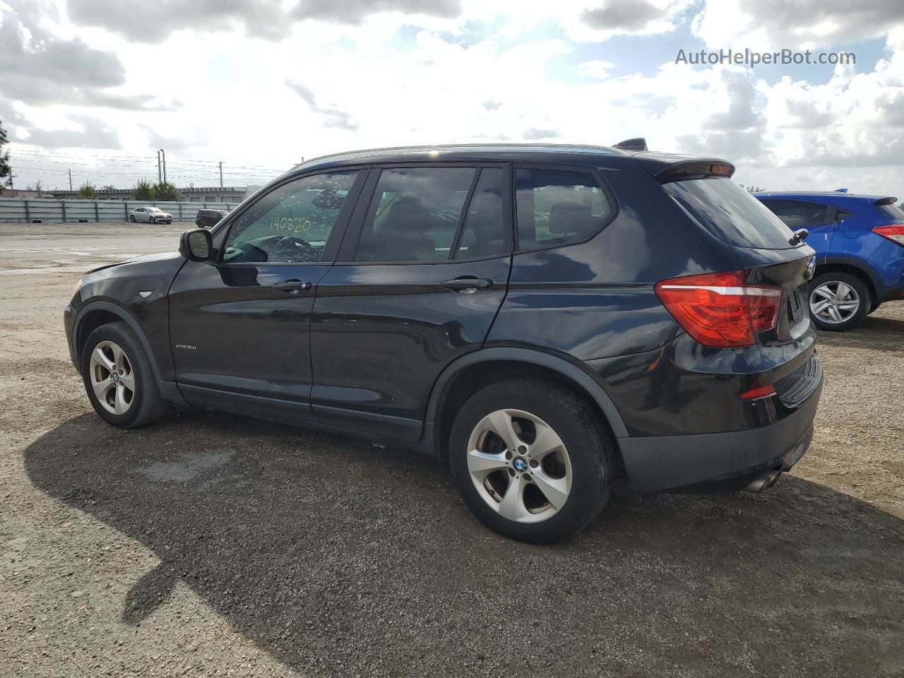 2011 Bmw X3 Xdrive28i Black vin: 5UXWX5C5XBL714700