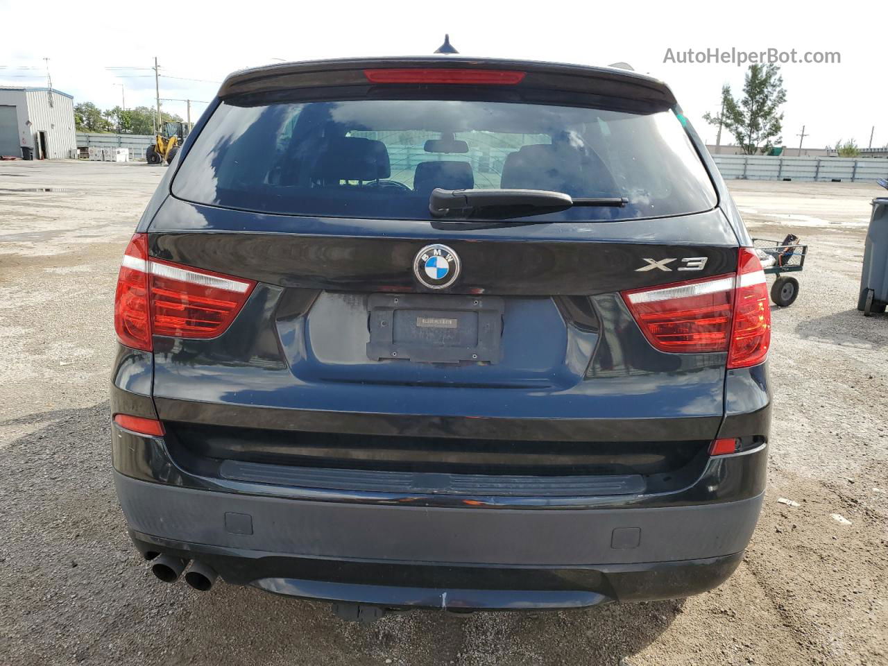 2011 Bmw X3 Xdrive28i Black vin: 5UXWX5C5XBL714700