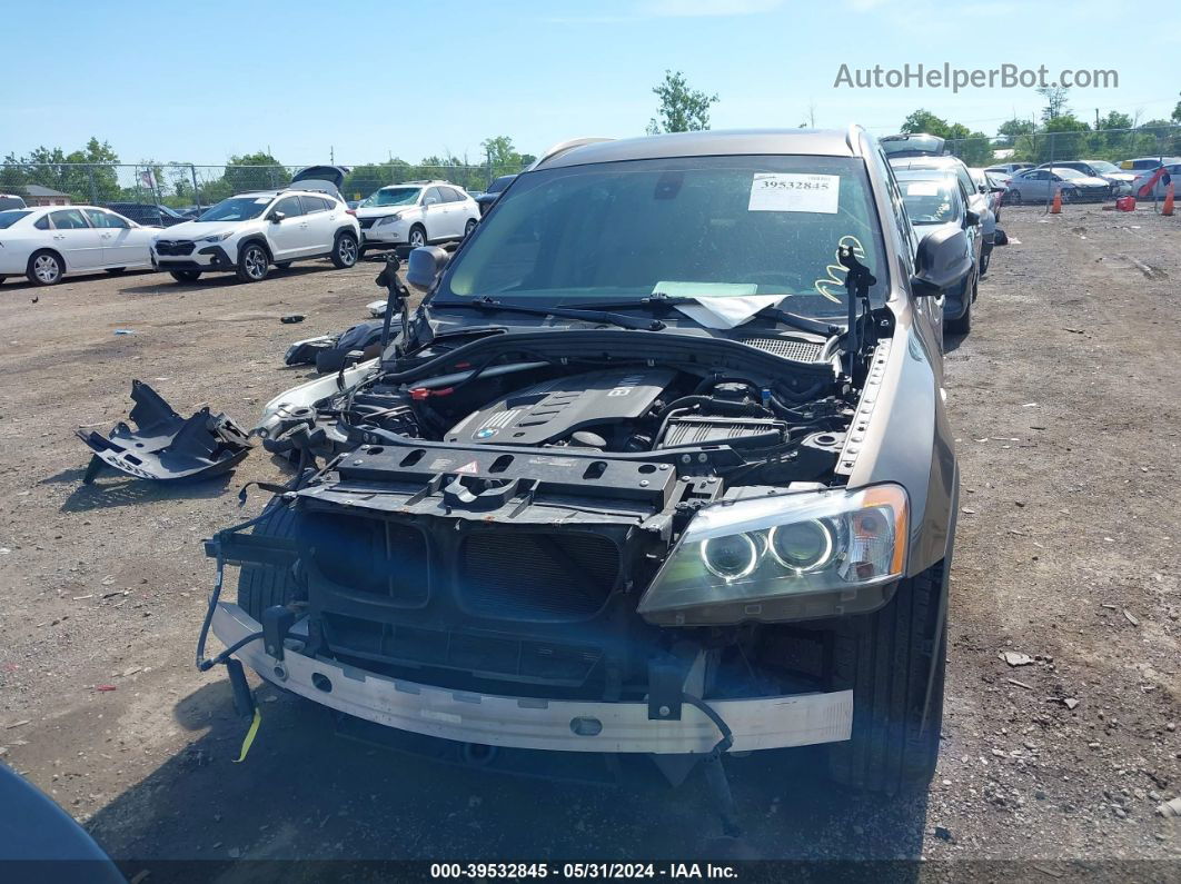 2011 Bmw X3 Xdrive28i Brown vin: 5UXWX5C5XBL715491