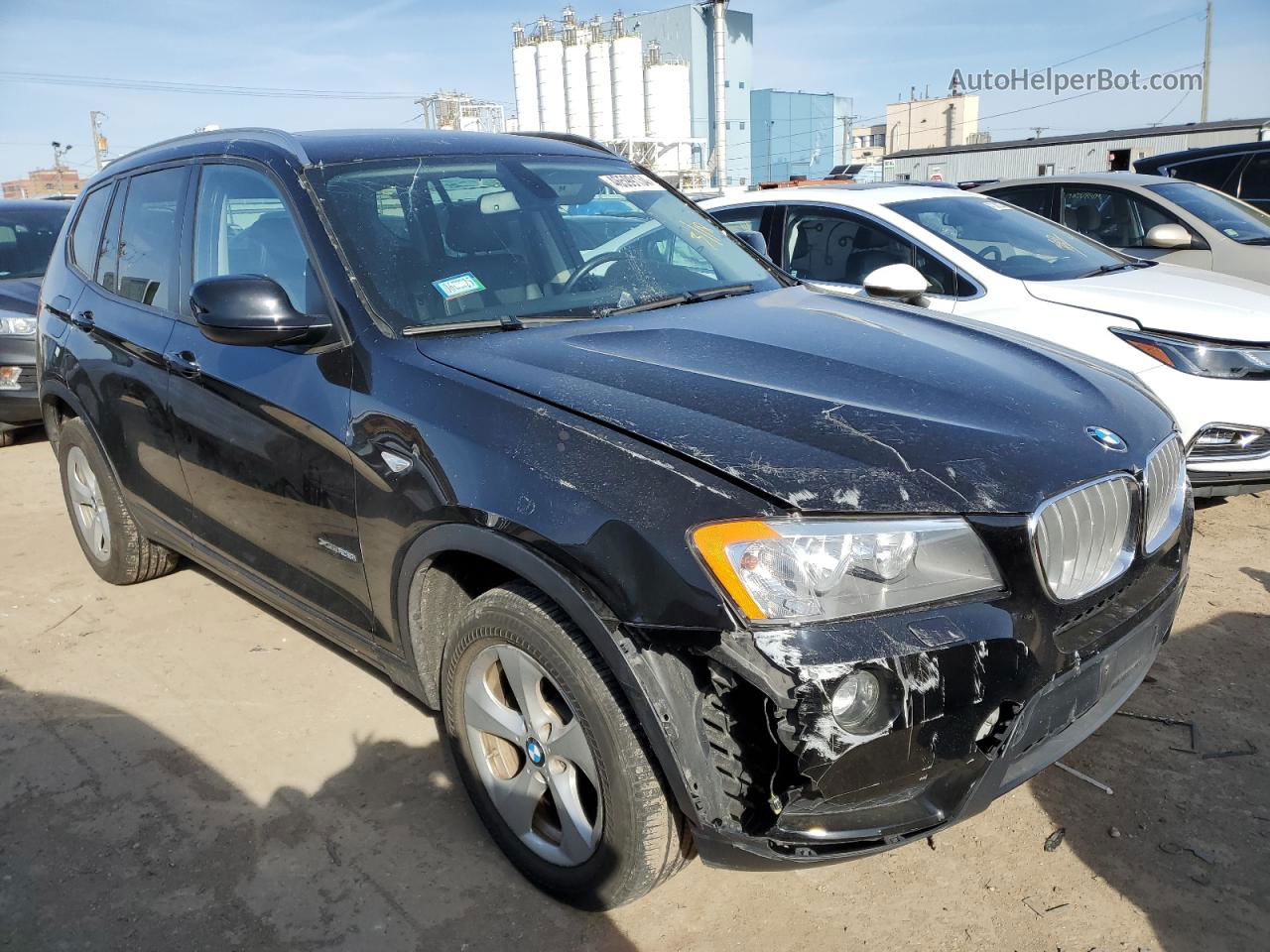 2011 Bmw X3 Xdrive28i Black vin: 5UXWX5C5XBL715913