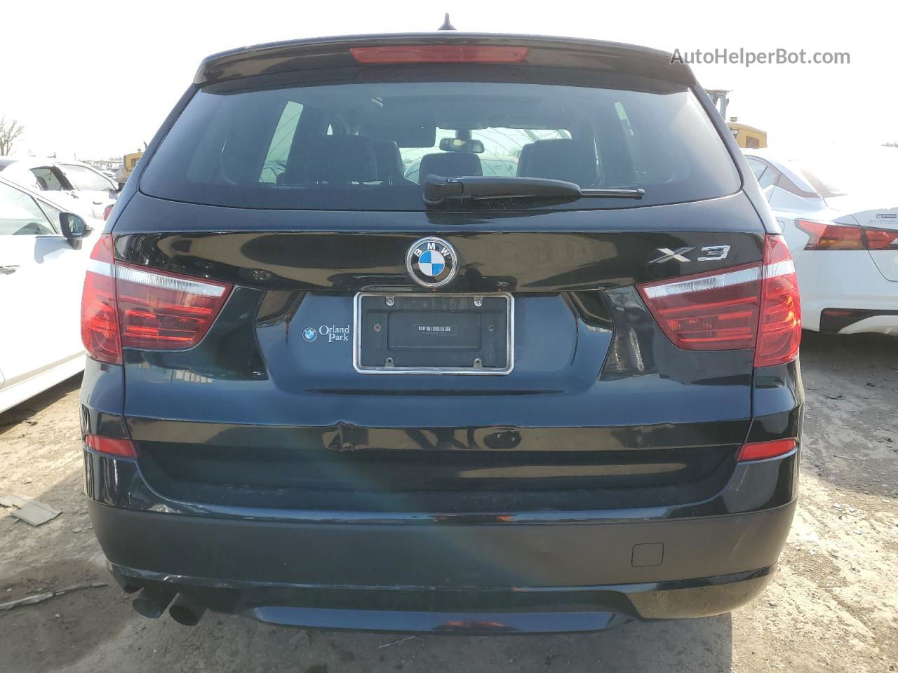 2011 Bmw X3 Xdrive28i Черный vin: 5UXWX5C5XBL715913