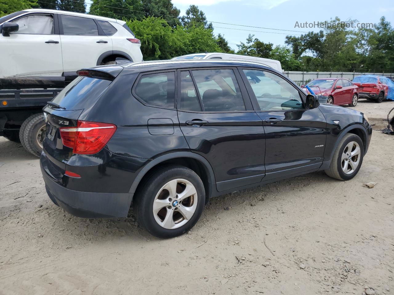 2011 Bmw X3 Xdrive28i Black vin: 5UXWX5C5XBLK59119