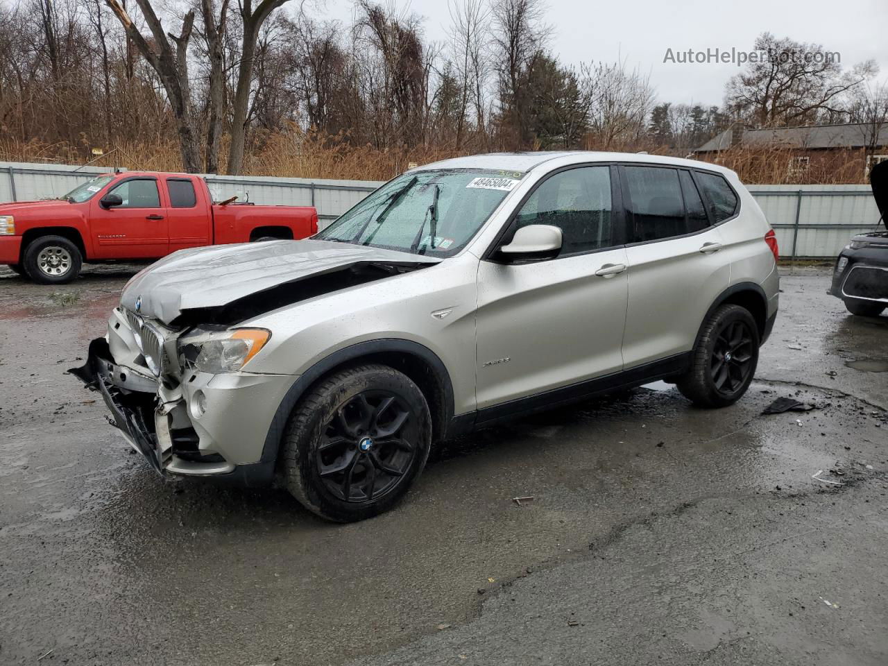 2011 Bmw X3 Xdrive35i Желто-коричневый vin: 5UXWX7C50BL732246