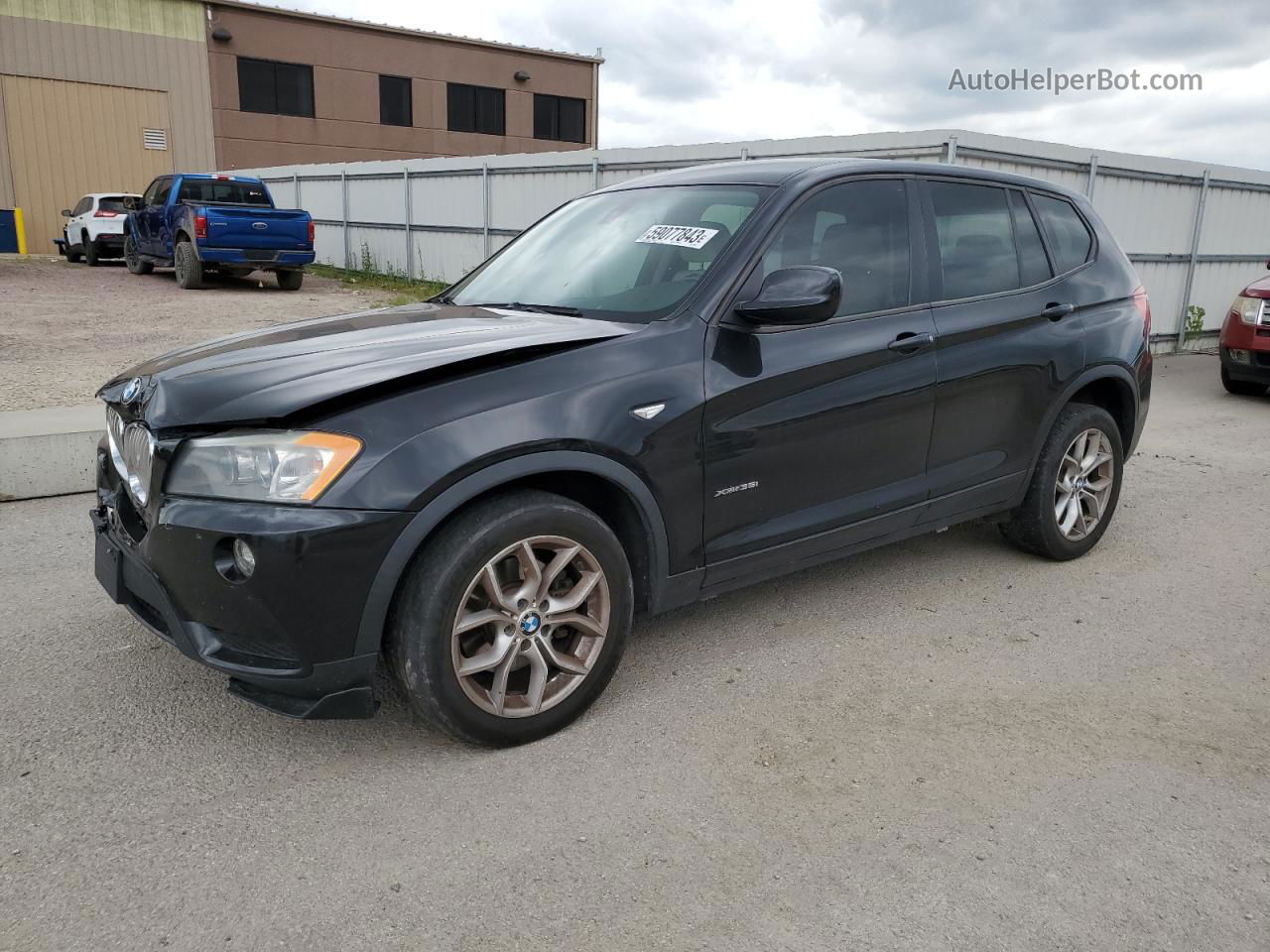 2011 Bmw X3 Xdrive35i Black vin: 5UXWX7C50BL735549