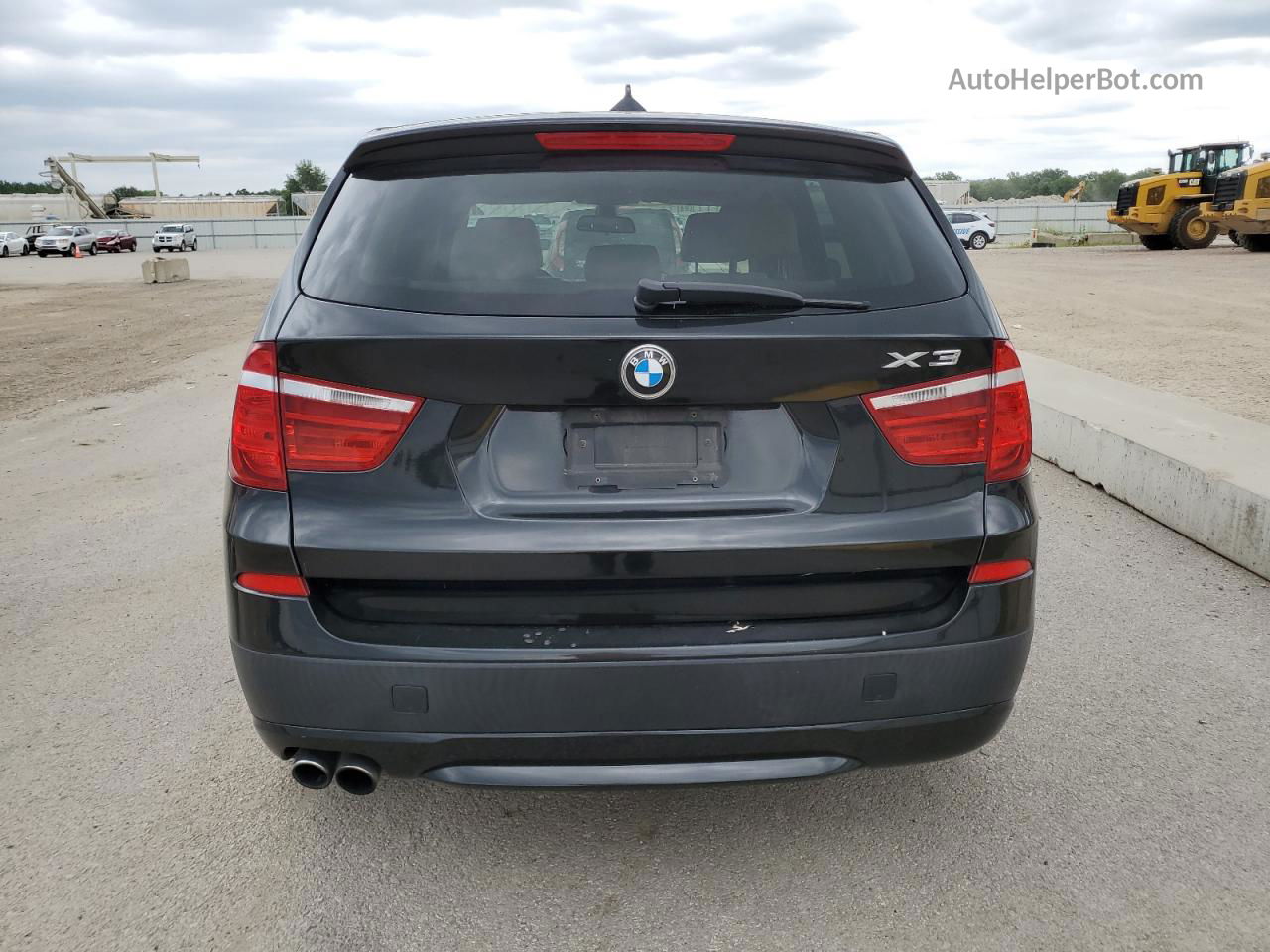 2011 Bmw X3 Xdrive35i Black vin: 5UXWX7C50BL735549