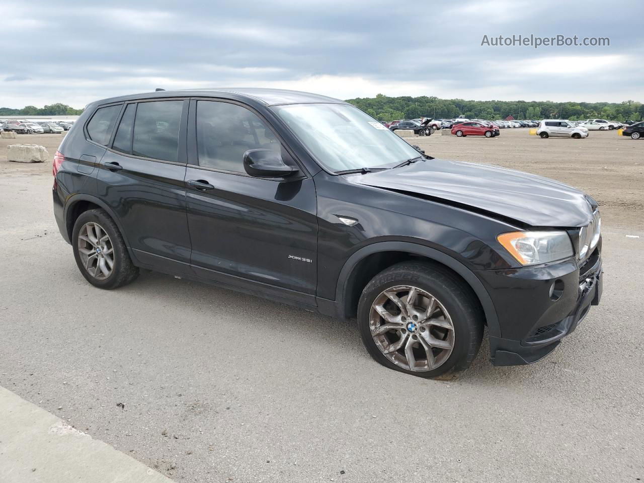 2011 Bmw X3 Xdrive35i Black vin: 5UXWX7C50BL735549