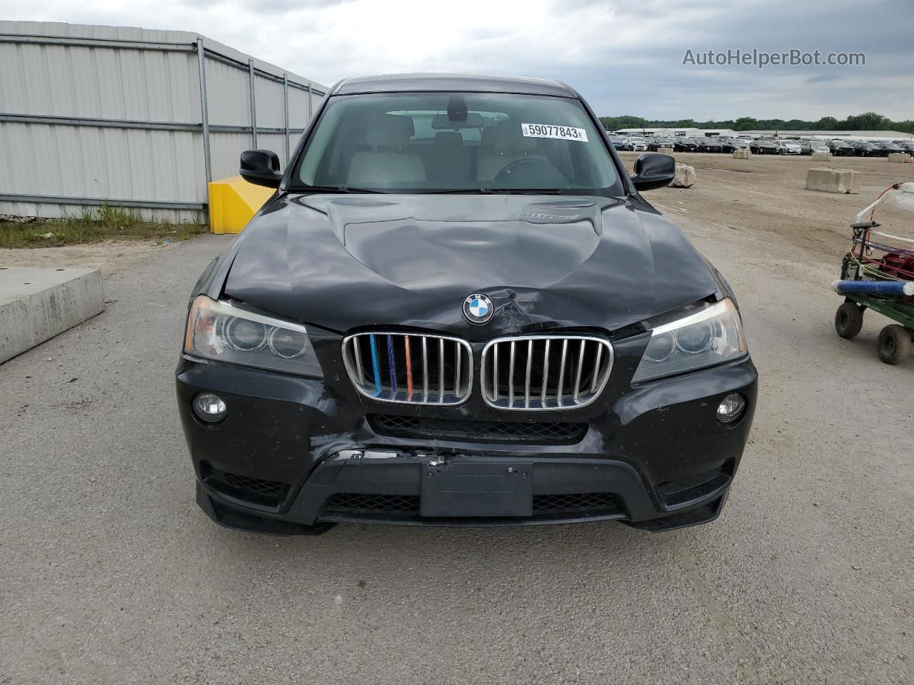 2011 Bmw X3 Xdrive35i Black vin: 5UXWX7C50BL735549