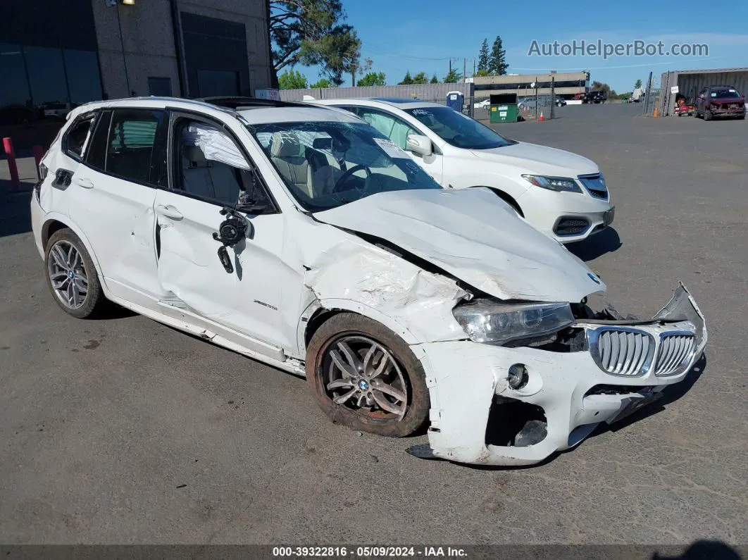 2016 Bmw X3 Xdrive35i White vin: 5UXWX7C50G0S15912