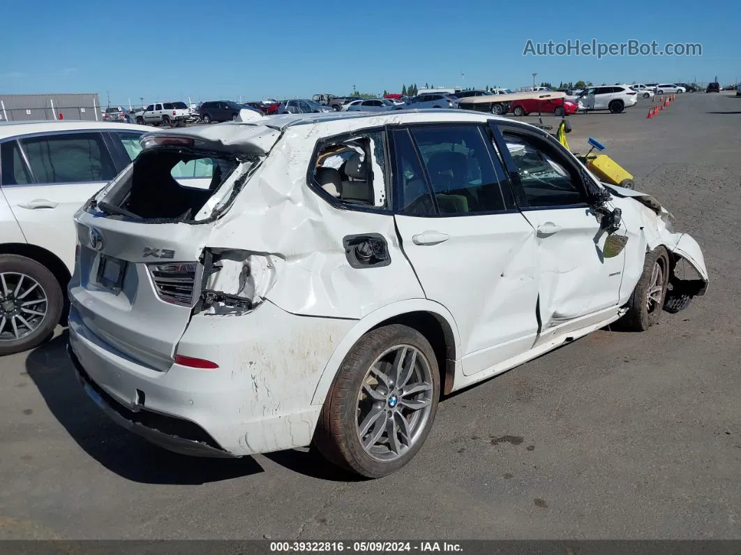 2016 Bmw X3 Xdrive35i White vin: 5UXWX7C50G0S15912