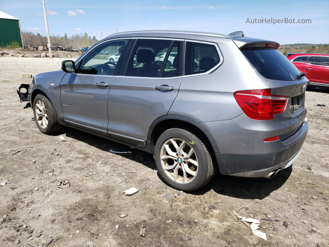 2011 Bmw X3 Xdrive35i Gray vin: 5UXWX7C51BL731865