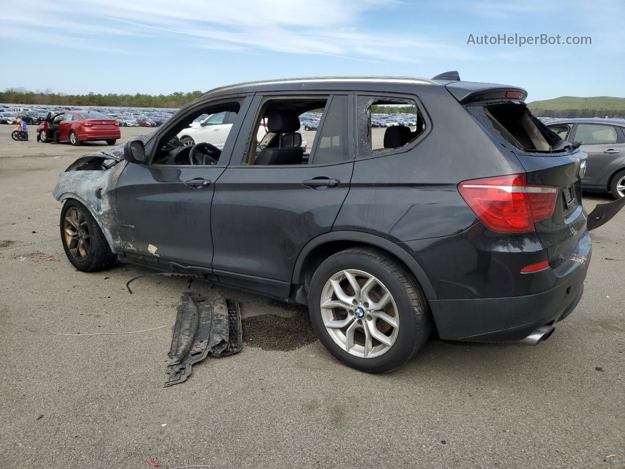 2011 Bmw X3 Xdrive35i Black vin: 5UXWX7C51BL735592