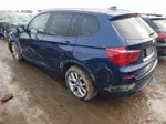 2013 Bmw X3 Xdrive35i Blue vin: 5UXWX7C51DL977169