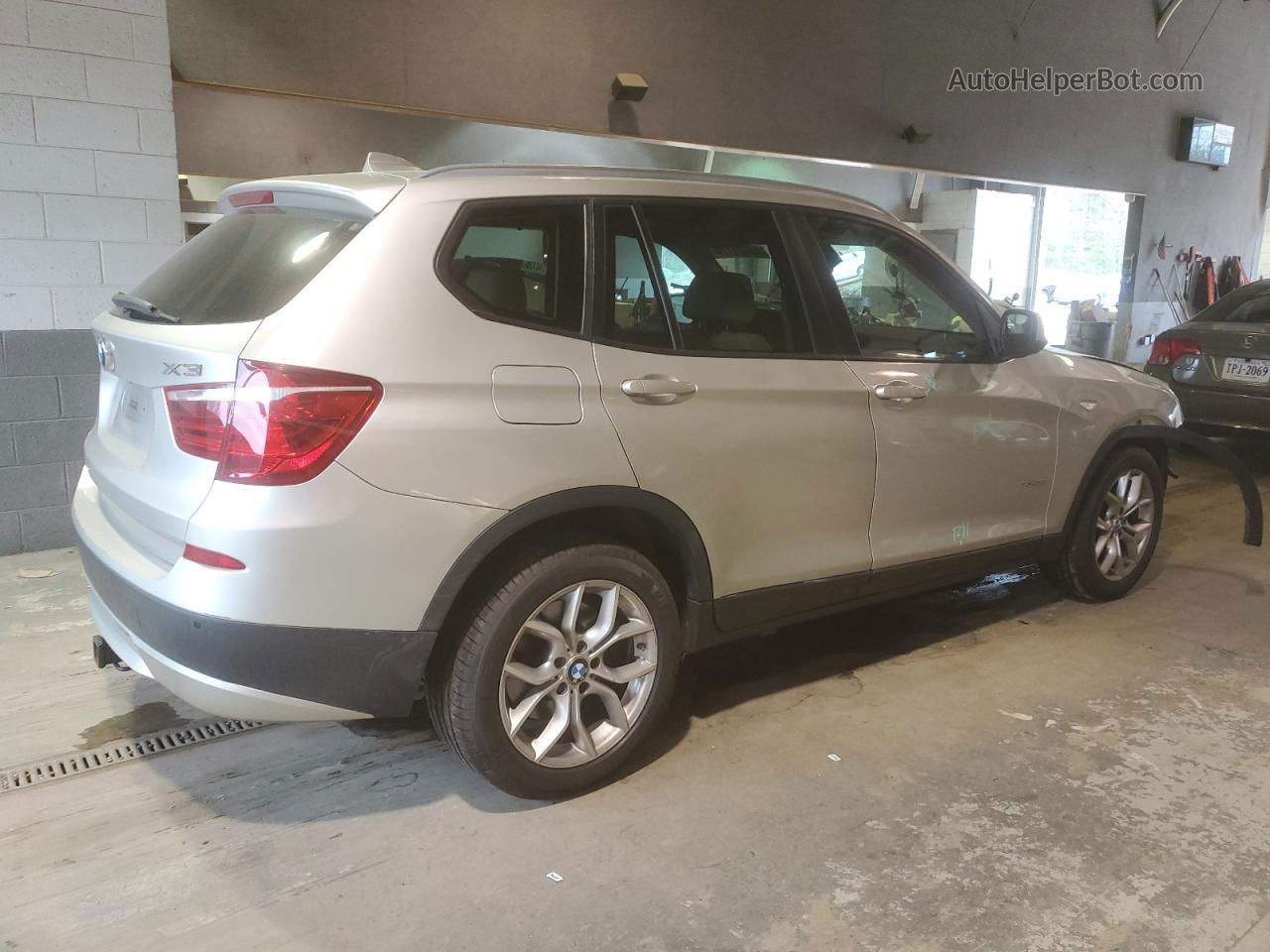 2014 Bmw X3 Xdrive35i Silver vin: 5UXWX7C51EL984513