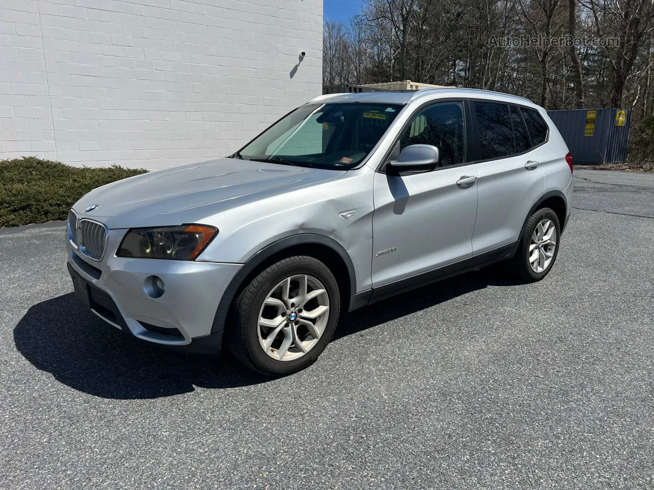 2011 Bmw X3 Xdrive35i Silver vin: 5UXWX7C52BL732782