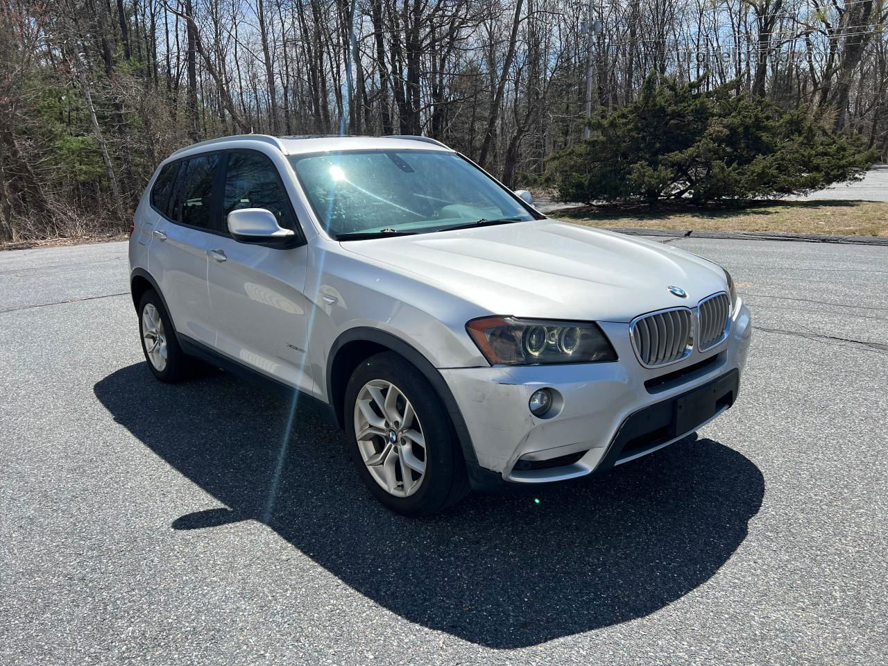 2011 Bmw X3 Xdrive35i Silver vin: 5UXWX7C52BL732782