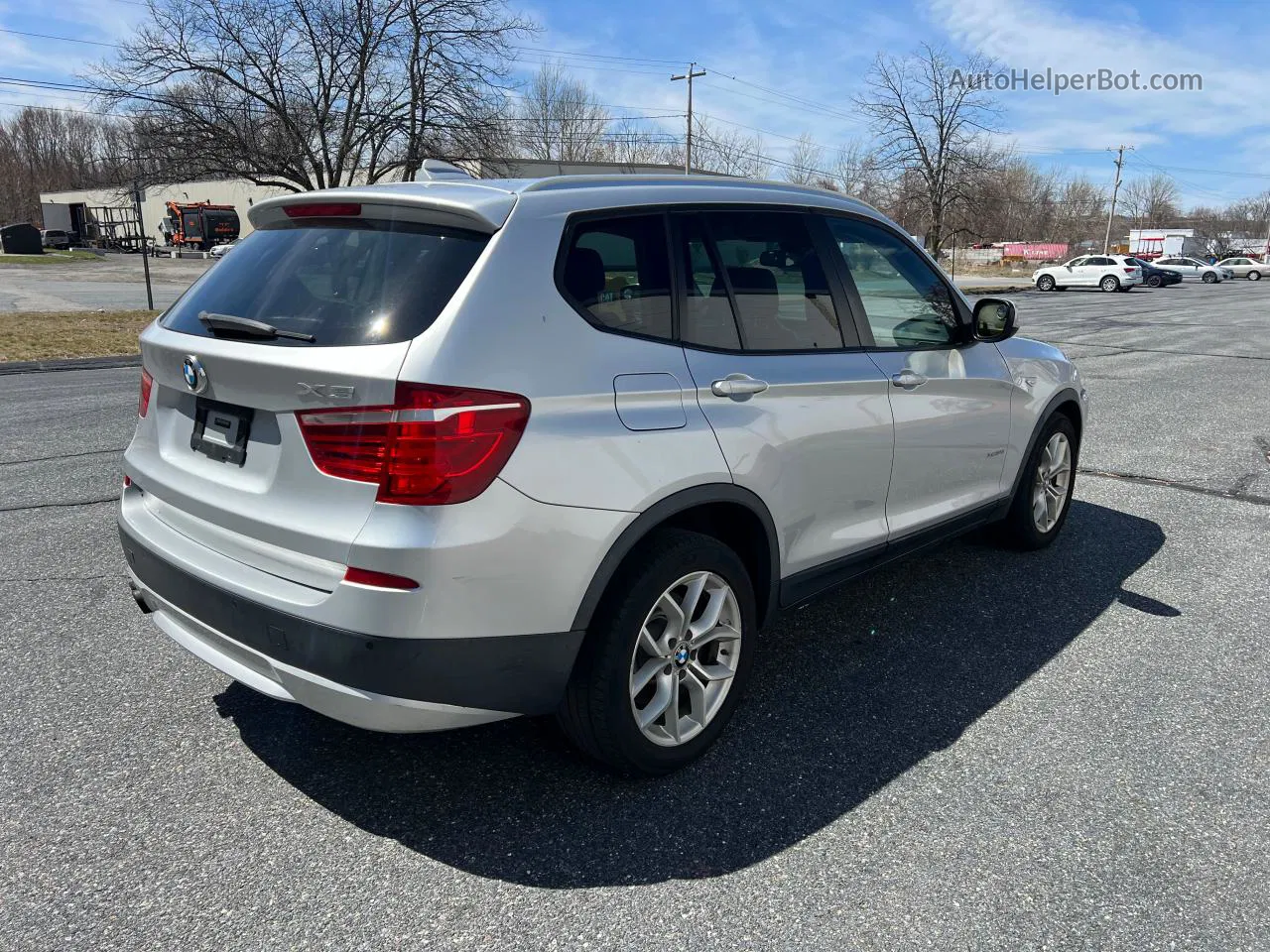 2011 Bmw X3 Xdrive35i Silver vin: 5UXWX7C52BL732782