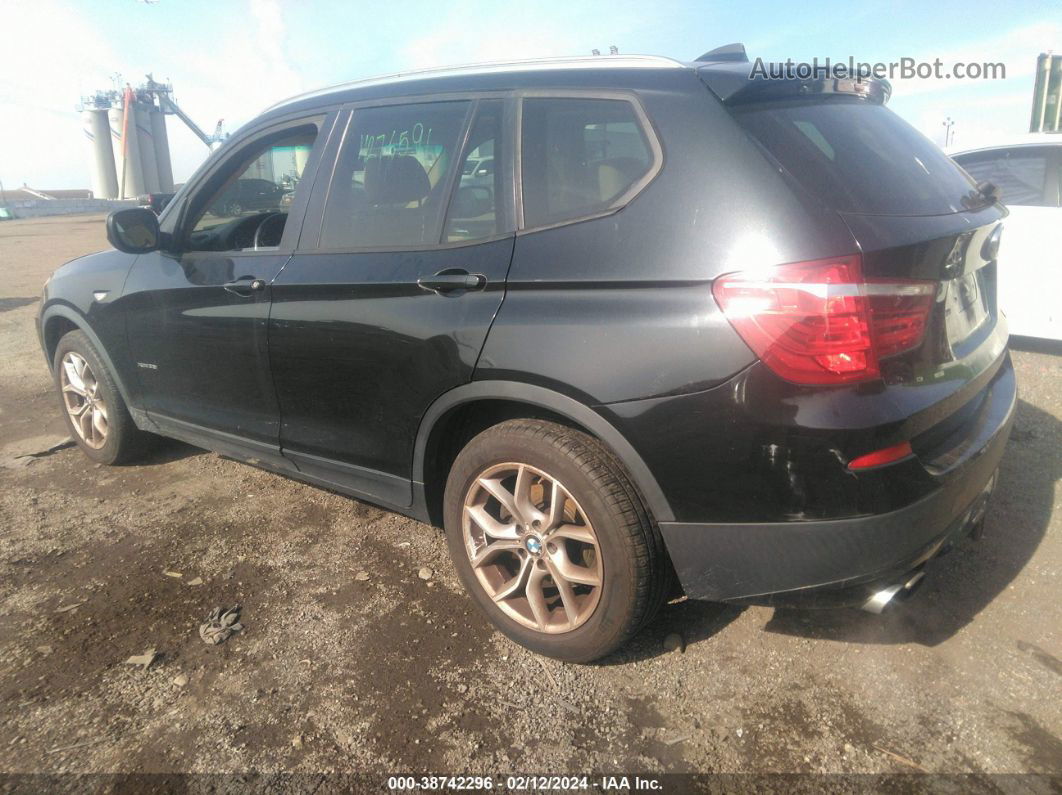 2011 Bmw X3 Xdrive35i Black vin: 5UXWX7C52BL733219