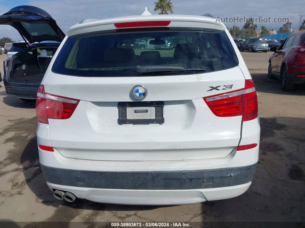 2011 Bmw X3 Xdrive35i White vin: 5UXWX7C52BLT78049