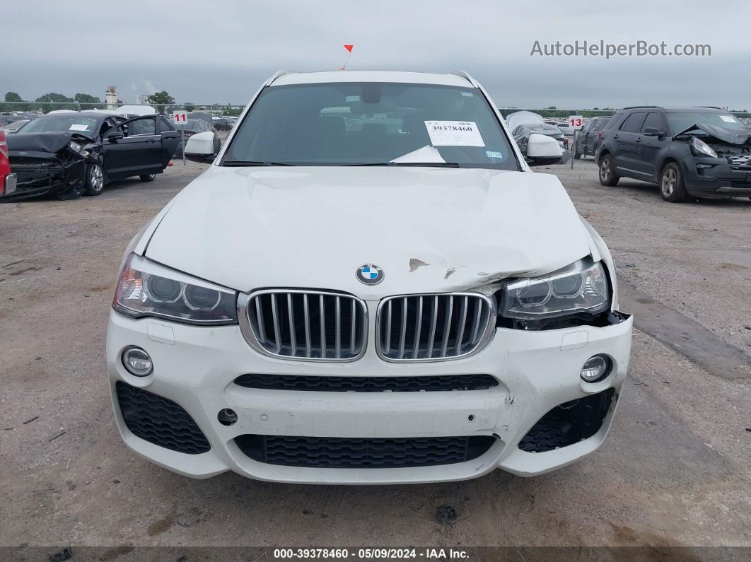 2016 Bmw X3 Xdrive35i White vin: 5UXWX7C52G0S15927