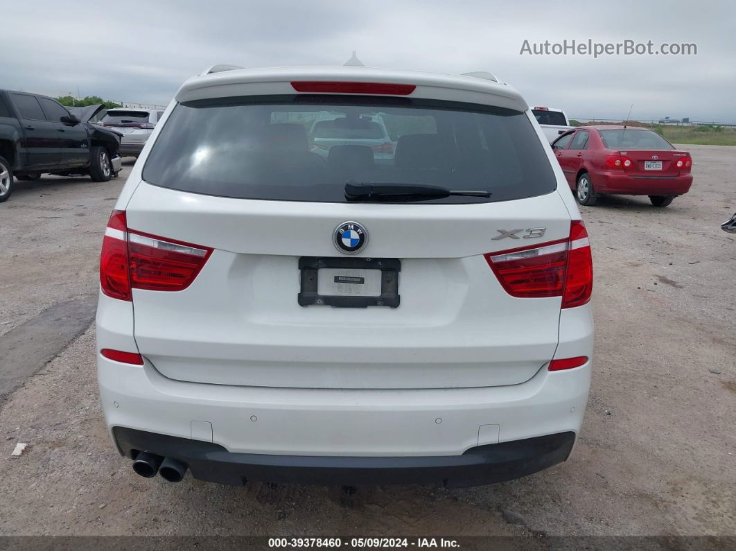 2016 Bmw X3 Xdrive35i White vin: 5UXWX7C52G0S15927