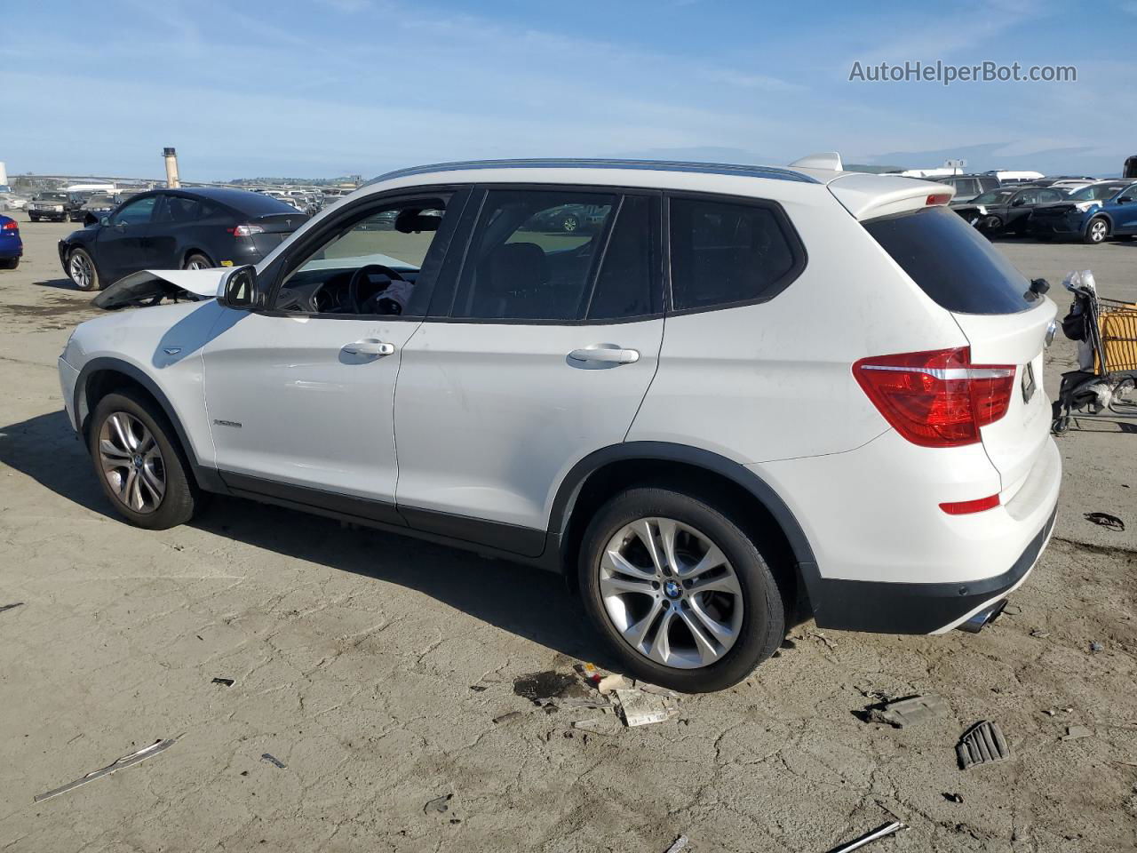 2016 Bmw X3 Xdrive35i White vin: 5UXWX7C52G0S16401