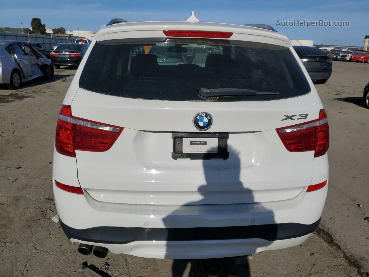 2016 Bmw X3 Xdrive35i White vin: 5UXWX7C52G0S16401