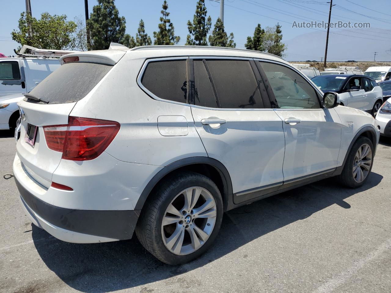 2011 Bmw X3 Xdrive35i White vin: 5UXWX7C53BL730538