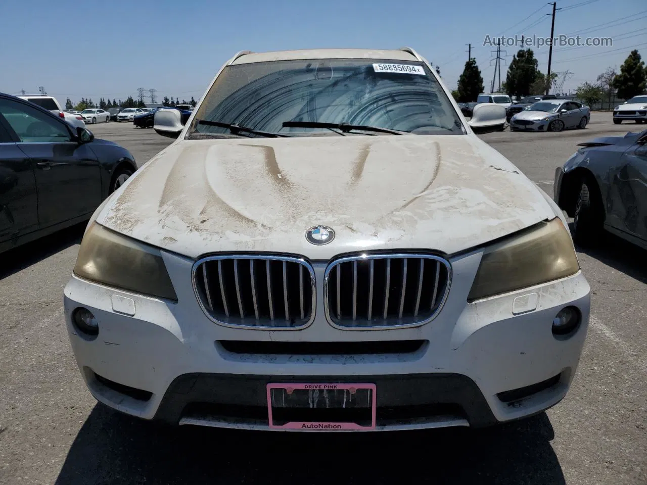 2011 Bmw X3 Xdrive35i White vin: 5UXWX7C53BL730538