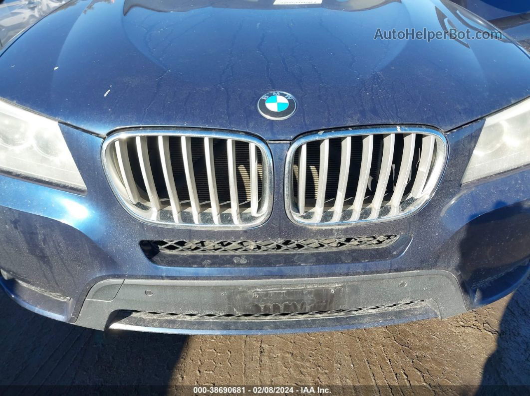 2011 Bmw X3 Xdrive35i Синий vin: 5UXWX7C53BL733231