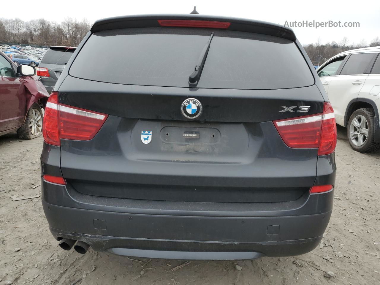 2011 Bmw X3 Xdrive35i Черный vin: 5UXWX7C53BLT78593