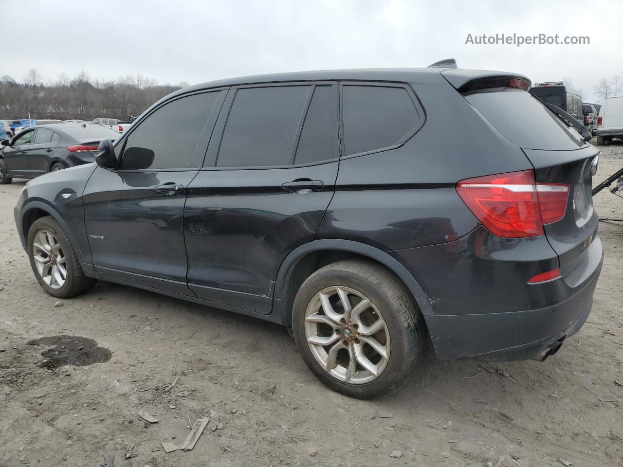 2011 Bmw X3 Xdrive35i Black vin: 5UXWX7C53BLT78593