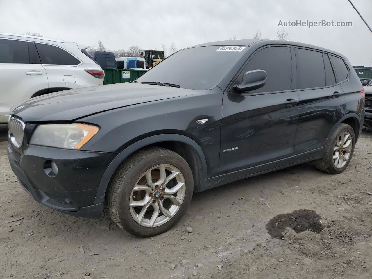 2011 Bmw X3 Xdrive35i Black vin: 5UXWX7C53BLT78593