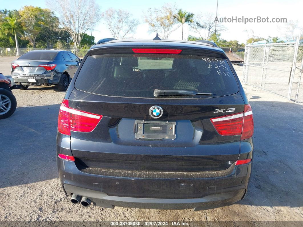 2013 Bmw X3 Xdrive35i Black vin: 5UXWX7C53DL981739