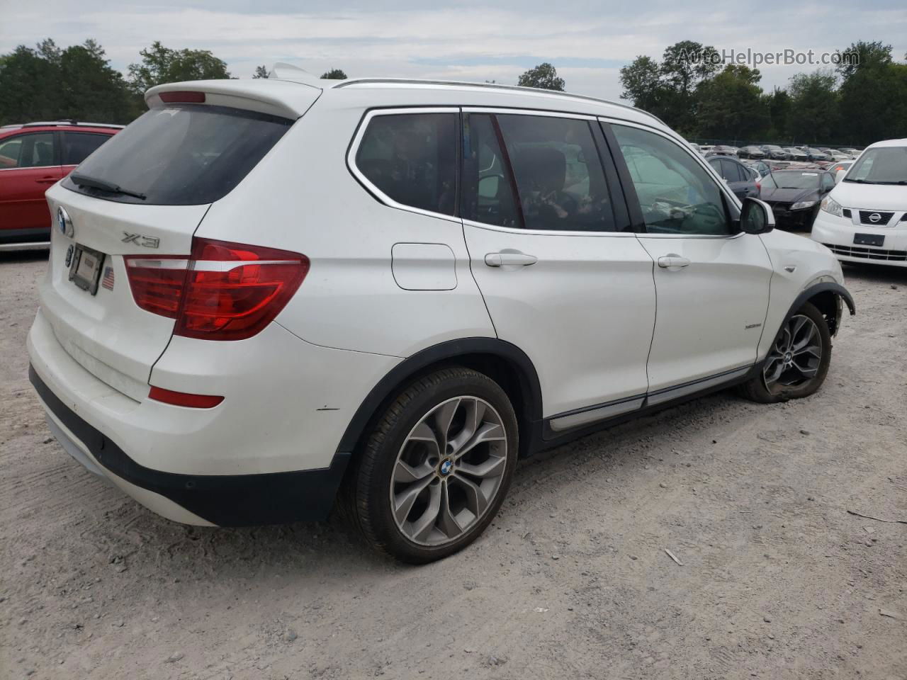 2016 Bmw X3 Xdrive35i White vin: 5UXWX7C53G0K36494